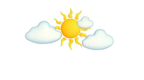 Clouds cover the sun Stock Footage 42330493