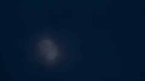 Clouds Covering the Moon Timelapse Stock Footage 90672117
