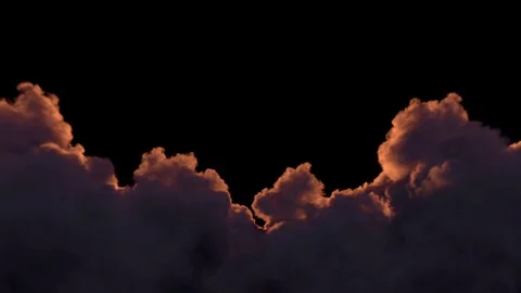 Clouds covering the setting sun, the clouds building at sunset, fantasy cloudy s Stock Footage 80007750