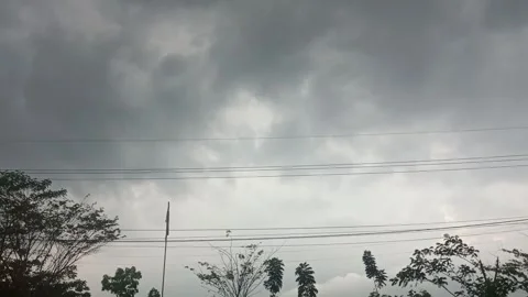 Clouds Covering the Sky Stock Footage 243894369