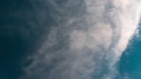 Clouds With Crepuscular Rays Nature Timelapse Stock Footage 320946800