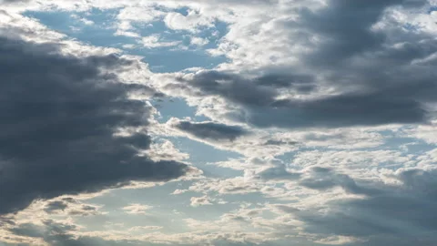 Clouds dark clouds sunset cumulonimbus clouds Stock Footage 243730132