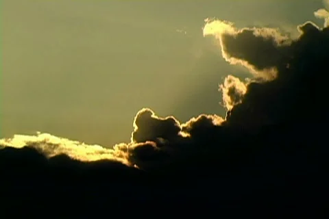 Clouds Dark Gold Stock Footage 270332