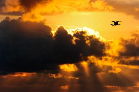 Clouds Dark Skies Stock Photos