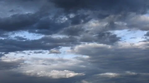 Clouds Darken as a Storm Approaches Stock Footage 62493024