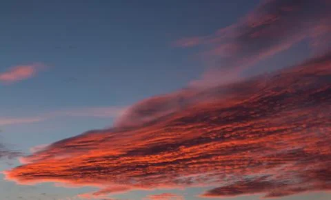 Clouds of dawn Stock Photos