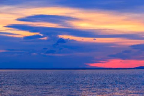 Clouds at dawn Stock Photos