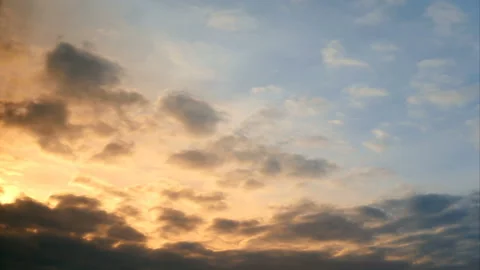Clouds at dawn. timelapse Stock Footage 104647009
