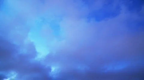 Clouds Day to Night Time-lapse Stock Footage