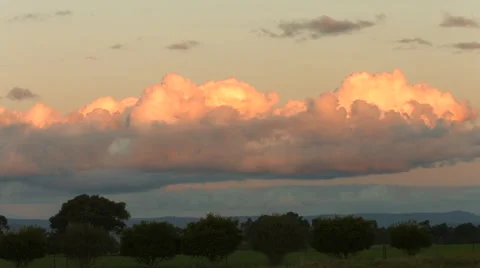 Clouds developing timelapse Stock Footage 56297134