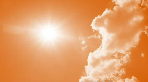 Clouds disappear in the hot sun on sky Stock Footage 789947