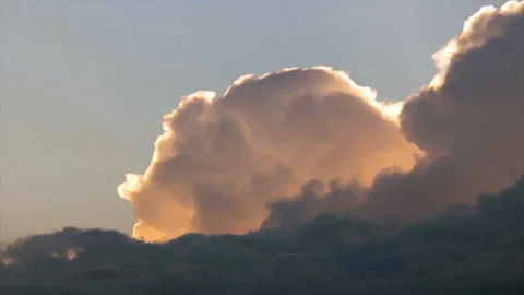 Clouds dissipated Stock Footage 129069416