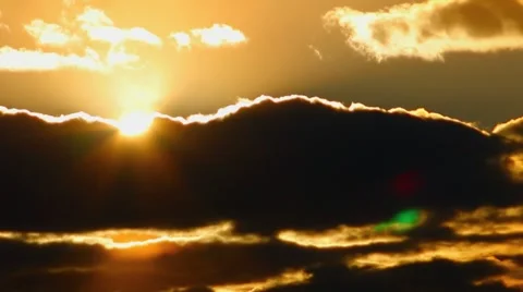 Clouds dramatic Stock Footage 5090798