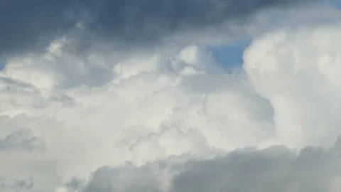 Clouds. Dramatic gray sky, Germany Stock Footage 117113634