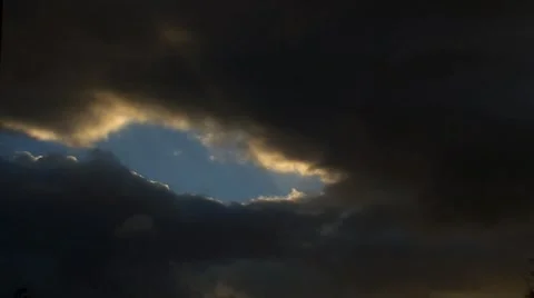 Clouds dramatic no3 Stock Footage 42947007