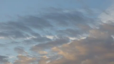 Clouds in the dramatic sky Stock Photos