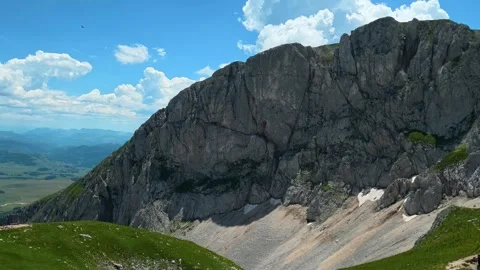 Clouds drift across blue. Savin Kuk peak, Montenegro 库存影片 342979055