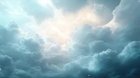 Clouds drifting across the sky Stock Footage 302345018