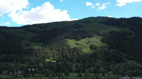 Clouds Drifting Over Mountain Peaks in 4K 스톡 동영상 160569857