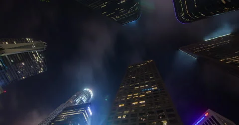 Clouds in DTLA 库存影片 41714687