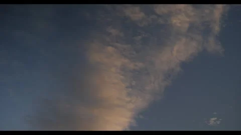 Clouds during evening, 709 colour profile, 4k, 24fps Stock Footage 277226861