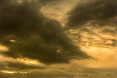 Clouds during sunset Stock Photos