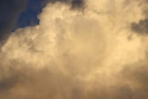 Clouds during a thunderstorm. 스톡 사진