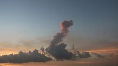 Clouds dusk Stock Footage 104733668
