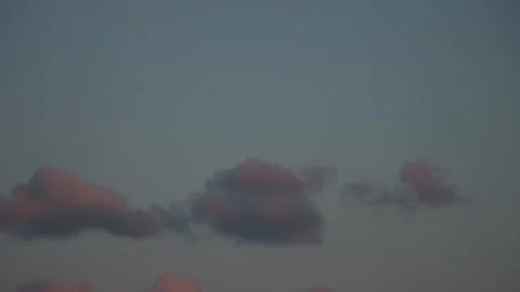 Clouds at dusk Video stock 130590065
