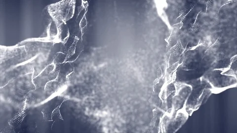 Clouds dust smoke particle white Video stock 90685702