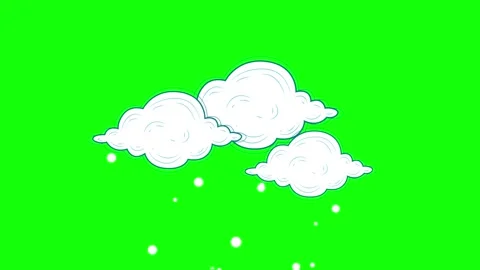 Clouds Dynamic on Chroma Key for Compositing Stock Footage 341337133