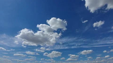 Clouds emerging and vanishing timelapse 30x Video stock 196200245