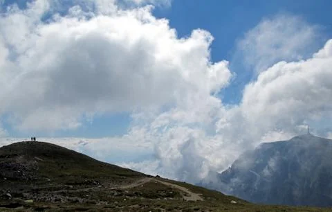 Clouds empire Stock Photos