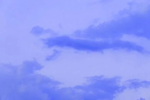 Clouds on the evening sky, summer time Foto stock