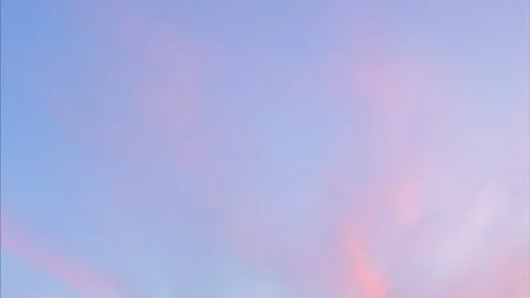 Clouds in evening sky at sunset timelapse Stock Footage 87207007