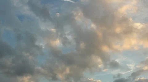 CLOUDS Evening1 動画素材 7137908