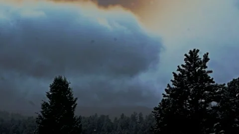 Clouds from Evergreen Stock Footage 256045935