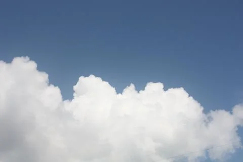 Clouds everywhere in the sky Stock Photos