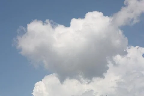 Clouds everywhere in the sky Stock Photos