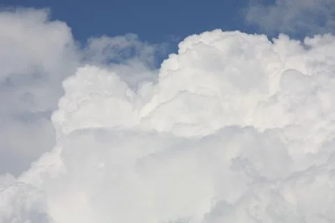 Clouds everywhere in the sky Stock Photos