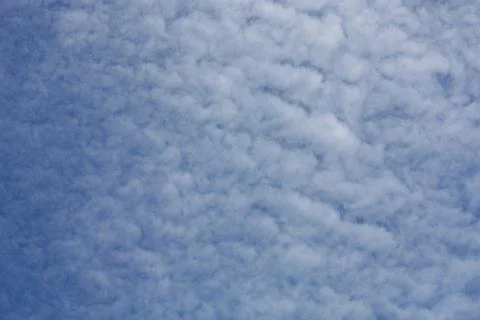 Clouds everywhere in the sky Stock Photos