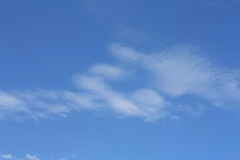 Clouds everywhere in the sky Stock Photos