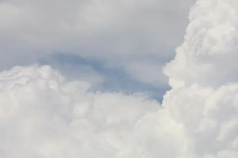 Clouds everywhere in the sky Stock Photos