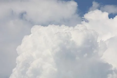 Clouds everywhere in the sky Stock Photos