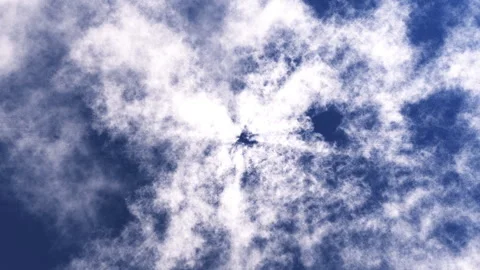 Clouds falling slowly Stock Footage 320507305