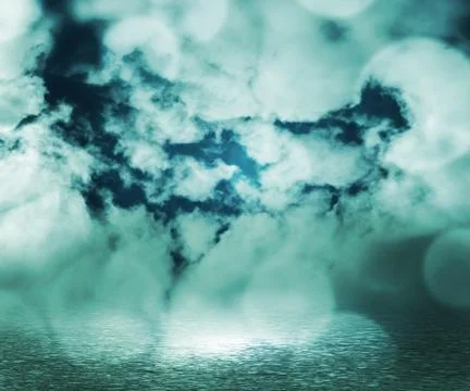 Clouds fantasy background Stock Illustration