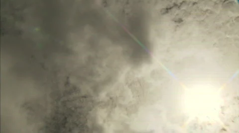 Clouds fastmoving sun 03 Video stock 286673