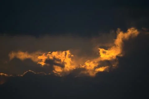 Clouds on Fire Stock Photos