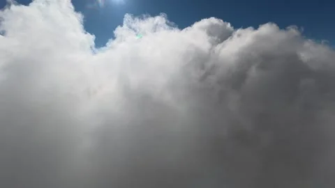 Clouds with flare Stock Footage 326165260