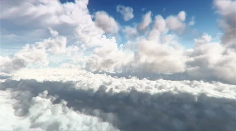 Clouds flight Stock Footage 5680542
